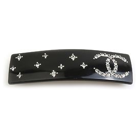 Fermiello Chanel in plastica nera Nero