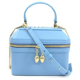Bulgari Bolsa Vanity 2-way Bvlgari Serpenti Azul