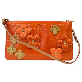 Bolsa de Accesorios Louis Vuitton Monogram Vernis Naranja