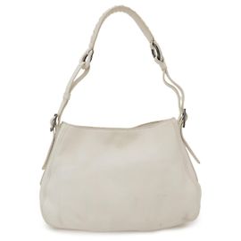 Bottega Veneta Shoulder Leather Medium Blanc