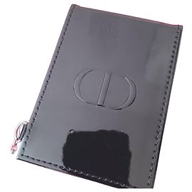 Dior Specchio da borsa compatto con ciondolo CD e stella Nero