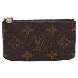 Louis Vuitton Pochette Clés Monogram Canvas Marrom