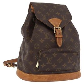 Louis Vuitton Vintage Montsouris Monogram Canvas MM Marron