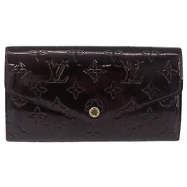 Cartera Louis Vuitton Sarah NM Monogram Vernis Burdeos