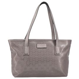 Gucci Tote GG Stampato Medium Argento