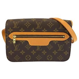 Bolsa de Ombro Louis Vuitton Monogram Saint Germain Marrom