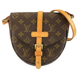 Louis Vuitton Monogram Chantilly PM Shoulder Bag Brown