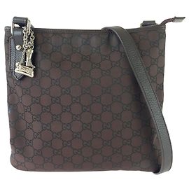 Borsa a tracolla Gucci GG Pattern Marrone