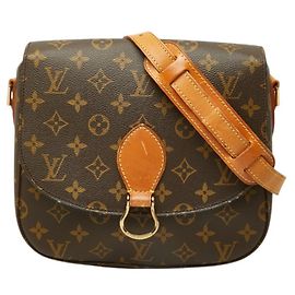 Sac à épaule Louis Vuitton Monogram Saint Cloud GM Marron