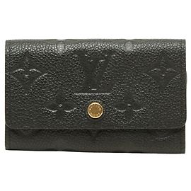 Louis Vuitton Monogram Empreinte Multicles 6 Key Case Black