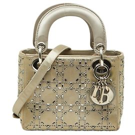 Sac à main Christian Dior Dior Cannage Lady Gris