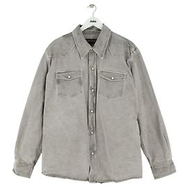 Autre Marque Camisa Our Legacy de algodão cinza L Cinza