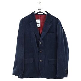 Brunello Cucinelli Navy Blue Cotton Jacket Navy blue