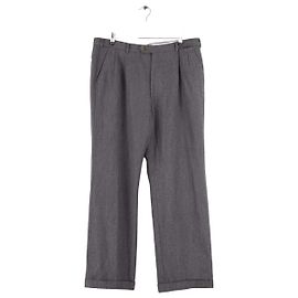 Burberry Graue gerade geschnittene Hose Grau