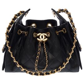 Sac CHANEL en Cuir Noir - 104025 Noir