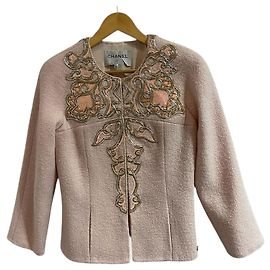 Chanel Jacke rosa T.36 Pink