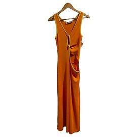 Autre Marque Robe Christopher Esber orange T.38 Orange