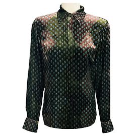 Dries Van Noten Chowy Samtshirt Multicolor Mehrfarben