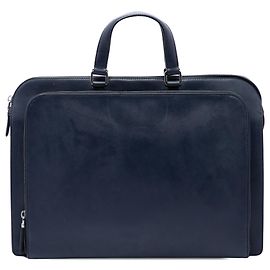 Blue Prada Saffiano Business Bag Blue