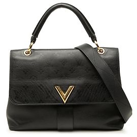 Borsa Louis Vuitton Monogram Very One Handle Satchel Nera Nero