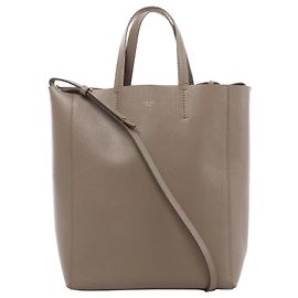 Céline Celine Vertical Cabas Small 2Way Handtasche aus Leder in Beige Beige