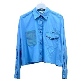 Fendi Hemd aus Baumwolle Blau Andere