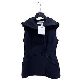 Dior Silk and Wool Vest Black Other