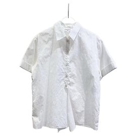 Top Chanel Blanco de Algodón con Estampado de Estrellas Otro