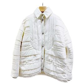 Chanel White Quilted Polyamide Jacket Other