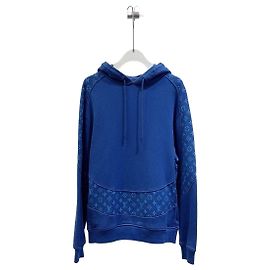 Moletom com capuz Louis Vuitton azul de algodão Outro