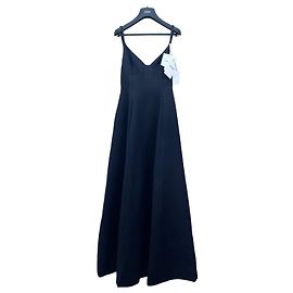Dior Black Wool Strappy Evening Gown Other
