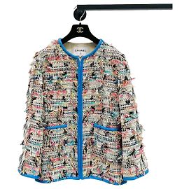 Chanel Data Center Runway Tweed Jacket Multicolor Other