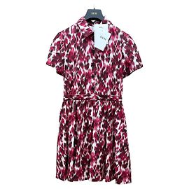 Dior Kleid aus Baumwolle mit Blumenmuster Andere
