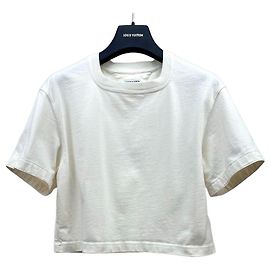 Top Bottega Veneta de algodón color ecru con cuello cuadrado Otro