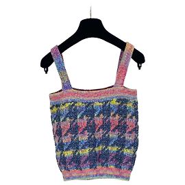 Chanel Cambon 20A Strick-Camisole aus Kaschmir Multicolor Andere