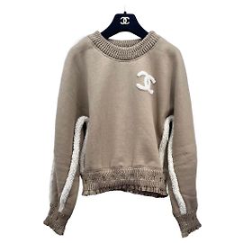 Chanel 24K Teddy Sweatshirt Cotton Size 38 Other