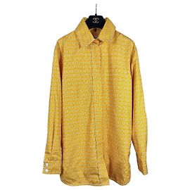 Veste Coupe-vent Fendi Jaune Logo Intégral Polyamide Autre