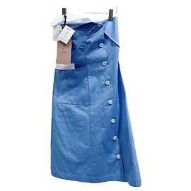 Robe Miu Miu en coton bleu Autre