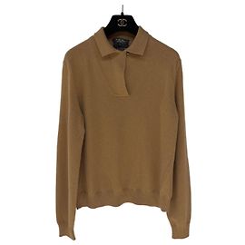 Polo Loro Piana de lã cor camel Outro