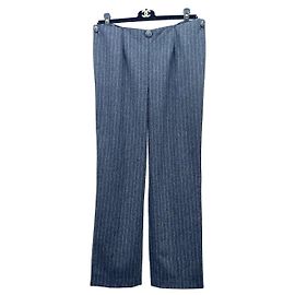 Pantaloni Chanel in lana a righe verticali Altro