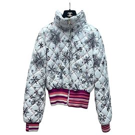 Casaco acolchoado Chanel padrão flocos de neve Outro