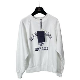 Sudadera Prada Blanca de Algodón Estilo College Otro