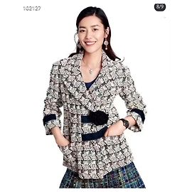Chanel Tweed Jacket with Detachable Camellia Other