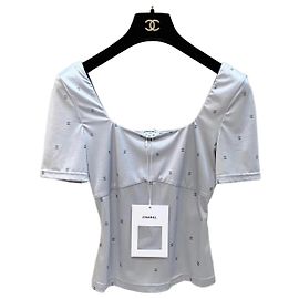 Top Chanel Coco Beach Maniche Corte Poliammide Altro