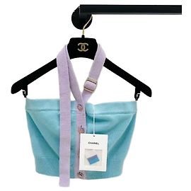 Chanel Baumwoll Neckholder Top mit Trägern Andere