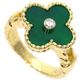 Van Cleef & Arpels 18K Yellow Gold Ring Golden