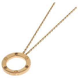 Collana Cartier Love Circle 3P Diamanti Altro