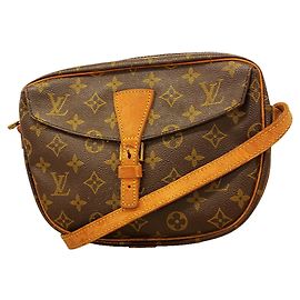 Borsa a tracolla Louis Vuitton Monogram Jeune Fine MM Marrone