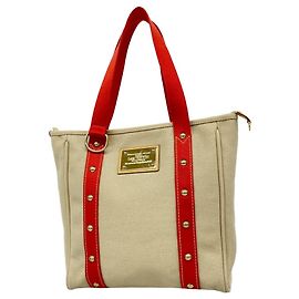 Bolso Tote Louis Vuitton Antigua Cabas MM Beige