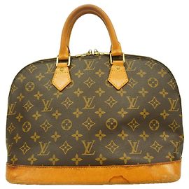 Sac à main Louis Vuitton Alma Monogram Marron